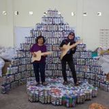 Ecobrick Stage in Jogja, Indonesia has sequestered 130 kg of plastic using 560 ecobricks